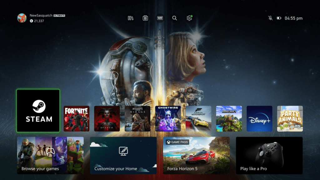 Xbox Steam Integration