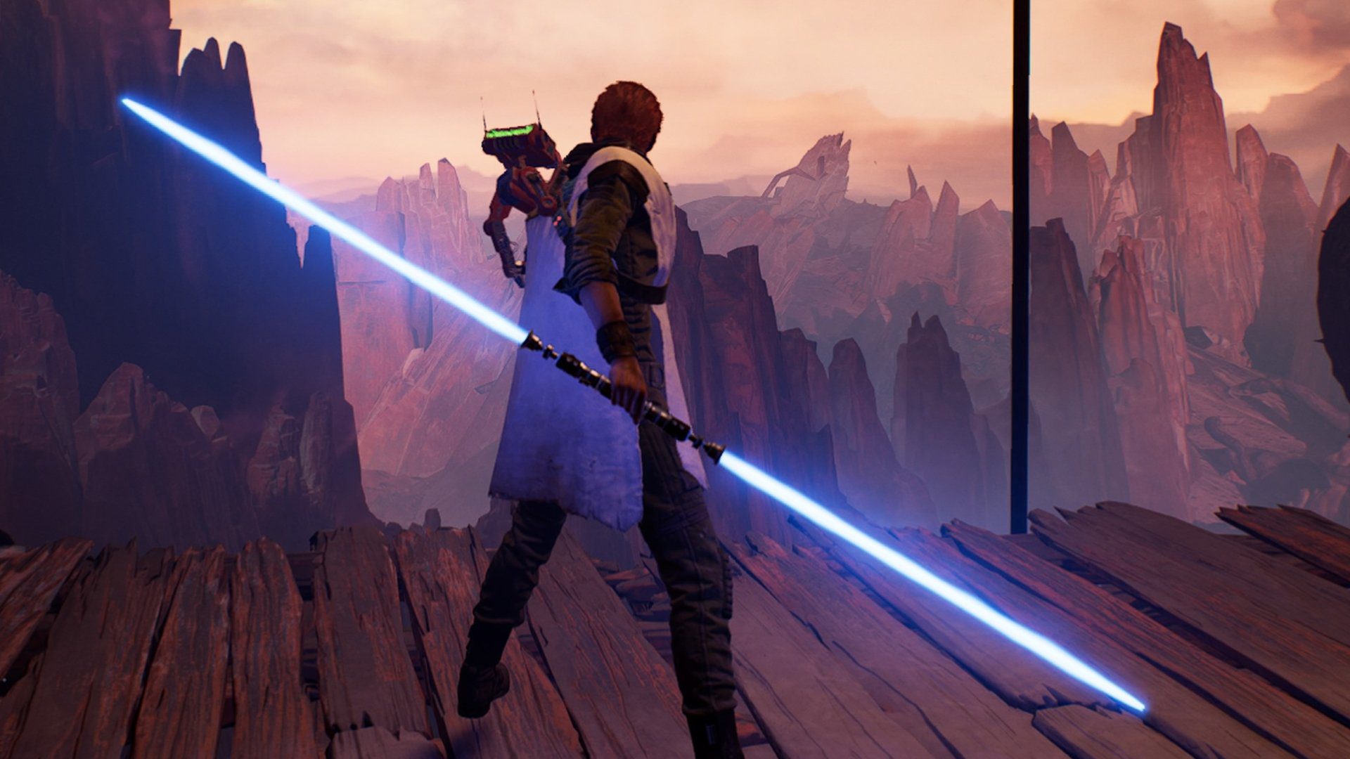 double-bladed lightsaber